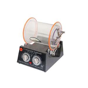 เครื่องขัดเงาอัญมณีแบบถังแก้วพร้อมเครื่องขัดแบบโรตารี่สแตนเลสสำหรับงานขัดผิวหินหยกเงินทอง - Product Image 2