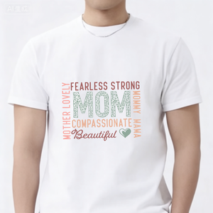 הדפסת העברת חום אופנתית וניתנת לכביסה ליום האם, הדפסי DTF להעברת חום לחולצות טי - Product Image 3