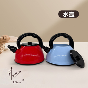 Casserole en plastique, bouilloire, poêle, vaisselle, jouets de cuisine pour jouer à faire semblant, puzzle pour enfants, interaction parent-enfant - Product Image 2