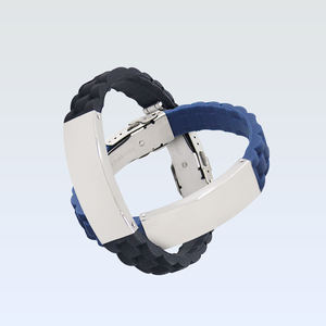 En iyi özelleştirilmiş elastik silikon bilekliği uzun vadeli hizmet spor kauçuk çekicilik bilekliği ve şık - Product Image 2