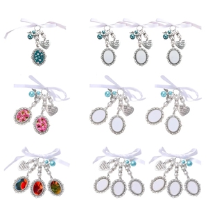 Ciondolo Ricordo Personalizzabile per Matrimonio 2026, Stampabile <span class=keywords><strong>in</strong></span> Sublimazione, Regalo Fotografico per la Sposa - Product Image 5