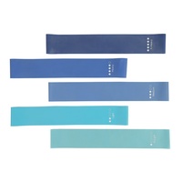 Ensemble de bandes de boucle de fitness avec logo personnalisé en gros créez vos propres bandes d'exercice de résistance au latex naturel bandes élastiques à logo pour l'entraînement