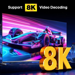 กล่องรับสัญญาณ H96 8K สตรีมมิ่ง <span class=keywords><strong>IPTV</strong></span> STB อินเทอร์เน็ต สมาร์ททีวี OTT ซูเปอร์ AI บ็อกซ์ ระบบ Android 12 Pro รุ่นที่ดีที่สุด พร้อมจัดส่งฟรีในฝรั่งเศส - Product Image 4