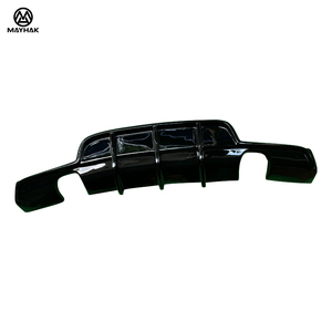 Difusor trasero de estilo PH negro brillante de doble cara, labio de parachoques trasero automático mejorado, una salida para <span class=keywords><strong>BMW</strong></span> Serie 3 F30 F35 - Product Image 3