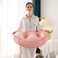 Doppel-Stillkissen Multifunktionales Abnehmbares Waschbares Bubble-Fleece Anti-Rutsch Stillunterstützungskissen