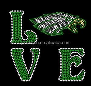 Kustomisasi transfer berlian imitasi setrika untuk tim olahraga - Product Image 3