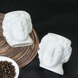 Tùy chỉnh thiết kế Bắc Âu cổ điển mới lạ 3D sáng tạo tùy chỉnh Hy Lạp <span class=keywords><strong>Apollo</strong></span> David điêu khắc gốm Cà Phê Cốc sữa - Product Image 6