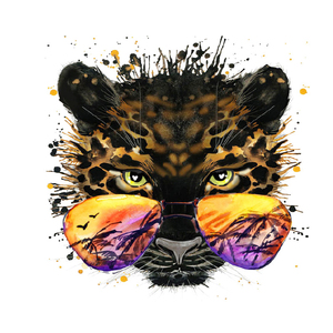 Expédition rapide Animal tigre <span class=keywords><strong>lion</strong></span> prêt à appuyer DTF sérigraphie transferts fer personnalisé sur autocollant - Product Image 2