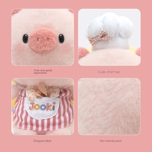 Zhuoqu Chef <strong>Series</strong> Piggy Plush Toy Cute Doll Sleep Hug Pillow Girls' Birthday Gift Polyester PP Cotton 14 Years &amp; up - Product Image 3