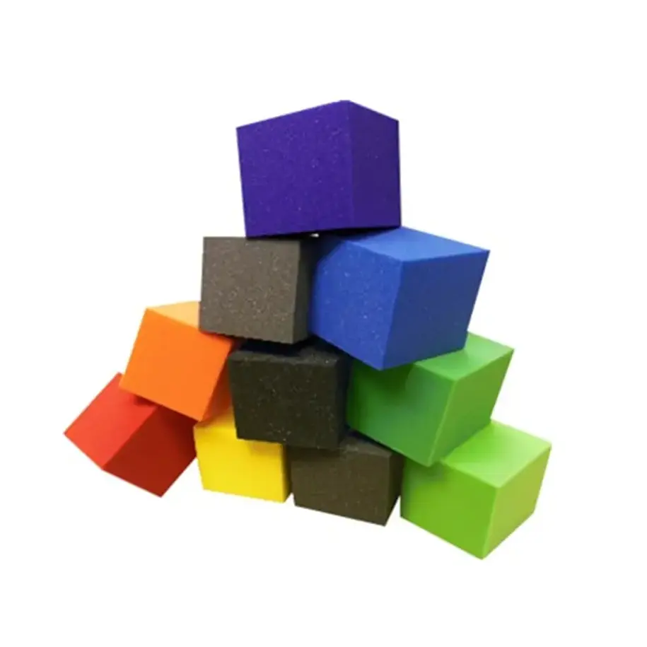 Pit Cube de espuma de poliuretano, cama elástica grande y suave de alta densidad, colorida, a precio de fábrica