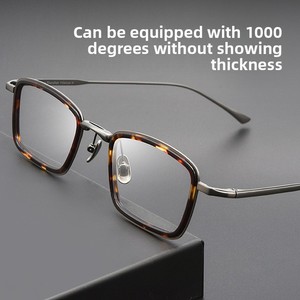 Monture de lunettes rétro Niche Colorist, style professionnel, luxe léger, double anneau, inspirée des designers, support de lunettes AC pour femme M811S - Product Image 3