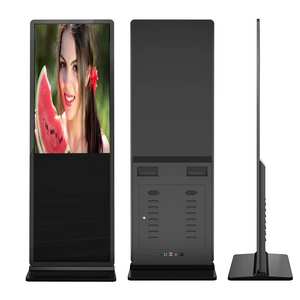 Pantalla LCD <span class=keywords><strong>de</strong></span> 43 Pulgadas con Sistema Operativo Android 4K <span class=keywords><strong>de</strong></span> 500 Nits, Soporte <span class=keywords><strong>de</strong></span> Pie para Exhibición en Comercios, Fácil Instalación, Cartel Digital para Interiores, Centros Comerciales y Ascensores - Product Image 1