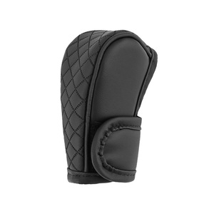 Ewitgo Cross-border Automotive Supplies Universal Perforated Breathable PU Leather <b>Gear</b> Case for Car <b>Knob</b> Use China Origin - Product Image 1