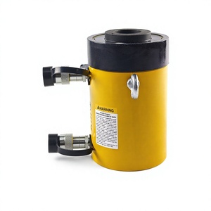 กระบอกไฮดรอลิกแบบกลวง RRH‑1006 ขนาด 95 ตัน แบบสองทาง คุณภาพเทียบเท่า Enerpac ระยะชัก 153 มม. สำหรับการดึงหนักและการขันสลักเกลียว - Product Image 1