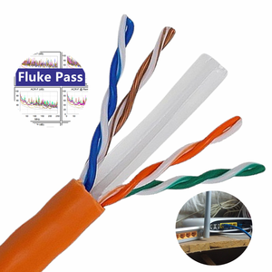 Cáp mạng LAN Cat6 tốc độ cao tùy chỉnh, 305M, đạt chứng nhận CE/ROHS, lõi đặc, bọc kép, SFTP, đầu RJ45, vỏ PVC - Product Image 1