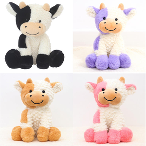 Peluche de veau de dessin animé, super douce, rembourrage en coton PP, design <span class=keywords><strong>pour</strong></span> <span class=keywords><strong>dormir</strong></span> et saisir, hauteur 31cm-50cm, cadeau unisexe <span class=keywords><strong>pour</strong></span> 14 ans et plus - Product Image 2