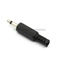 Prise audio jack mâle mono 2,5 mm / 3,5 mm 2 pôles pour écouteurs DIY