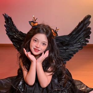 2025 Halloween méchant squelette citrouille papillon pinces à <span class=keywords><strong>cheveux</strong></span> pour bébé filles sorcière diable Alligator pour enfants enfant <span class=keywords><strong>cheveux</strong></span> accessoires - Product Image 5