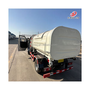 Camion à ordures hydraulique de haute qualité de 3 mètres cubes avec benne détachable et fonction de déchargement <span class=keywords><strong>disponible</strong></span> - Product Image 4