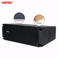 [VAMAV LX602] Système de sonorisation professionnel Line Array pour scène, avec enceintes actives doubles 6,5'' 500W, support robuste, câble audio, OEM ODM