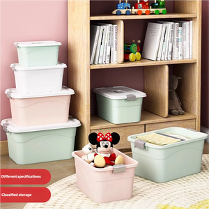 Cajas y Contenedores de Almacenamiento de Plástico PP Resistentes a la Humedad, con Tapas, para Ropa, <span class=keywords><strong>Juguetes</strong></span>, Artículos Diversos y de Uso Diario - Product Image 4