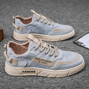 Summer new style breathable men's shoes - Korean version trendy style low-top <b>canvas</b> sneakers umbrella shoes - Product Image 3