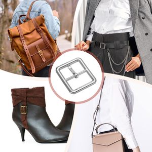 Twin Pin <b>Metal</b> <b>Roller</b> Buckles with Smooth Plated Finish for Webbing Straps Harnesses Belts and Leather Goods - Product Image 6