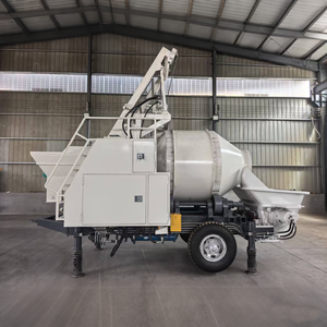 <span class=keywords><strong>Pompa</strong></span> Miscelatrice per Calcestruzzo Diesel Mobile Autocaricante, Capacità 450L, Produttività 18-22M/H, Sistema Completamente Idraulico, Motore Marca SHANGHE - Product Image 2