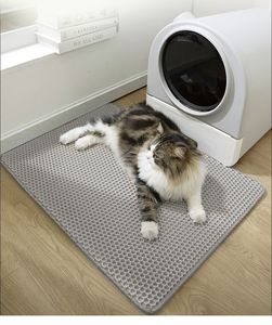 Sıcak satış su geçirmez geçirmez petek çift katmanlı <span class=keywords><strong>Pet</strong></span> kedi yakalama kum kabı <span class=keywords><strong>Mat</strong></span> Pad 24*15 inç <span class=keywords><strong>Pet</strong></span> paspaslar pedleri - Product Image 2