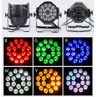 Projecteur LED PAR 18*10W de haute qualité 4-en-1 DMX à effets lumineux pour fêtes, bars, mariages et scènes