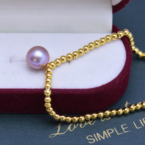 Wholesale 9-10mm Freshwater Pearls High Gloss S925 <b>Silver</b> <b>Bracelet</b> Jewelry with Live Broadcast <b>Cross</b>-Border Supply - Product Image 5