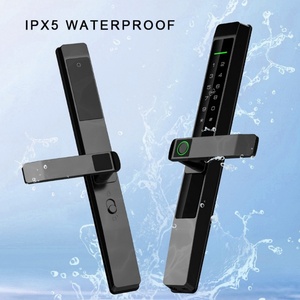 Serrure de porte intelligente Glomarket étanche pour extérieur Tuya Ttlock avec capacité de 100 empreintes digitales pour portes en alliage d'aluminium et en acier - Product Image 5