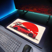 Tapis de clavier antidérapant en caoutchouc motif Super Coupe, collection voiture de sport, tapis de bureau pour ordinateur, tapis de gamer, tapis de cabinet, en stock