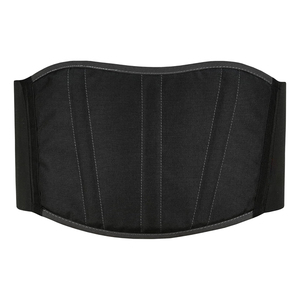 Ceinture de soutien rénal pour hommes et femmes, ceinture de maintien lombaire pour moto, noire, stabilisation efficace, chauffe-réins - Product Image 1
