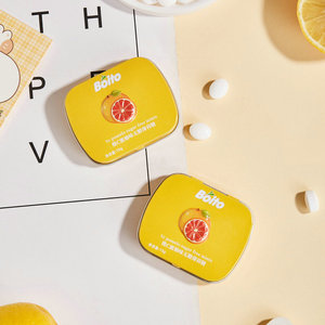 様々なフレーバー ビタミン豊富なフルーツパウダー製キャンディー 息リフレッシュ 缶入り クールミントキャンディー - Product Image 6