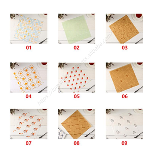 Papel absorbente de aceite desechable para freidora de aire de grado alimenticio KLH239 al por mayor, tapete antiadherente impreso para hornear aperitivos en cocina - Product Image 3
