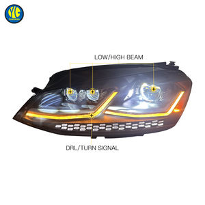 YU GUANG per <span class=keywords><strong>Volkswagen</strong></span> <span class=keywords><strong>Golf</strong></span> 7 Accessori Auto Faro 2013 <span class=keywords><strong>2017</strong></span> Upgrade Faro <span class=keywords><strong>Golf</strong></span> 7 Mk7 Fanale Anteriore a LED - Product Image 5