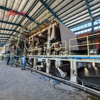 Mesin Kertas Kraft Mesin Kertas Bergelombang Lini Produksi Pulp Karton Daur Ulang Kecepatan Tinggi