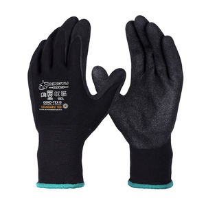 قفازات عمل آمنة من XINGYU مقاس 15 مطلية بالنتريل الرملي، مقاومة للانزلاق، مقاومة فائقة للاحتكاك بالألياف، قفازات متينة للرجال والنساء - Product Image 1