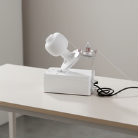 Bobinadora Eléctrica Doméstica de Bajo Ruido y Velocidad Ajustable para Hilos Finos, Lana y Cachemira, Ideal para Tufting