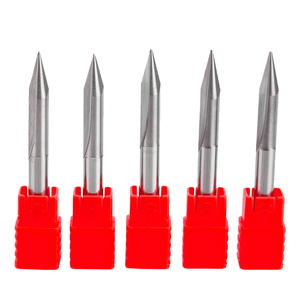 Support OEM personnalisé 6x30x80mm V CNC Bit Outils de fraisage avec pointe de 5mm <span class=keywords><strong>Fraise</strong></span> droite Groove Router Bits - Product Image 6