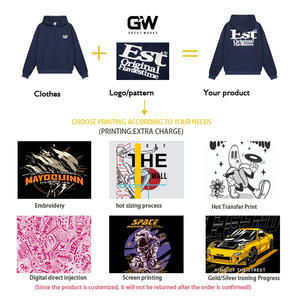 Sweat-shirt à capuche en molleton 100% coton, essentiel, Feear 0f Gods, design doublé, unisexe, saison, impression en silicone - Product Image 3