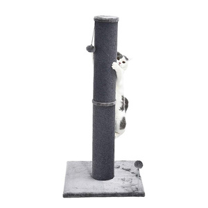 Nhà máy trực tiếp tùy chỉnh chất lượng cao cá nhân mèo gãi bài màu xám đen sisal mèo tháp cây tại Việt Nam - Product Image 1