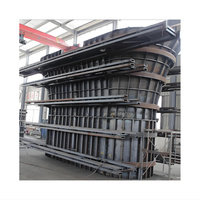 Panneau de coffrage de colonne en acier inoxydable haute résistance, réutilisable, fabriqué avec précision, résistant aux hautes températures pour la construction