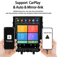 Lecteur multimédia vertical Android 13 Tesla de 12,1 pouces pour Toyota Land Cruiser 2016, CarPlay sans fil, GPS, Android Auto, vidéo automobile
