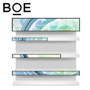 BOEスーパーマーケットストレッチ<span class=keywords><strong>LCD</strong></span>バー棚スクリーンタグ表示ビデオストリップアニメーション機能とSDKで費用効果が高い - Product Image 1