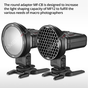 Adaptateur d'anneau de MF-CB Godox pour <span class=keywords><strong>flash</strong></span> <span class=keywords><strong>macro</strong></span> MF12 et MF12-K2 compatible avec AK-R1 emballé dans une boîte - Product Image 3