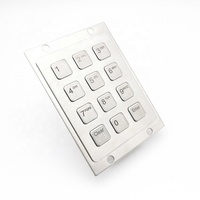 Clavier et clavier USB en acier inoxydable robuste, étanche et antivol, avec clavier braille, pour personnes aveugles