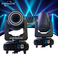 Projecteur de scène LED pleine couleur à effet prisme Gobo Sharpy, contrôle DMX512 21 canaux, température de couleur 3500-6500K, 200W, tête mobile LED Spot
