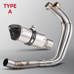 Sistema Completo de Escape de Carreras CR-T para Motocicleta con Silenciador de 51mm para YAMAHA MT <span class=keywords><strong>07</strong></span> <span class=keywords><strong>FZ</strong></span> <span class=keywords><strong>07</strong></span> MT07 FZ07 <span class=keywords><strong>2014</strong></span> - 2024 - Product Image 4